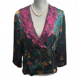 Elegant Floral Women's Top